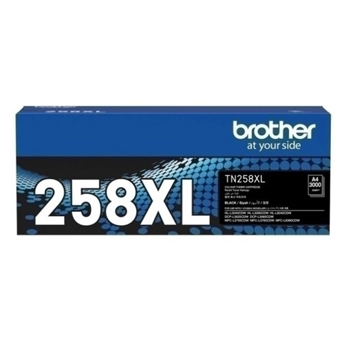 BROTHER TN258XLBK TONER Cartridge High Yield Black